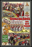 Ringling Brothers 1899 Street Parade Circus Poster art print