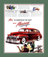 1947 Ford Mercury in full page ad