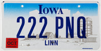 2005 Iowa farm scene license plate grading excellent minus