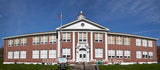 An archival Art Print of Circleville School a Warped Panoramic