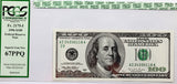 A FR #2175-I Series of 1996 FRN note from the Federal Reserve Bank in Minneapolis grading PCGS 67 PPQ