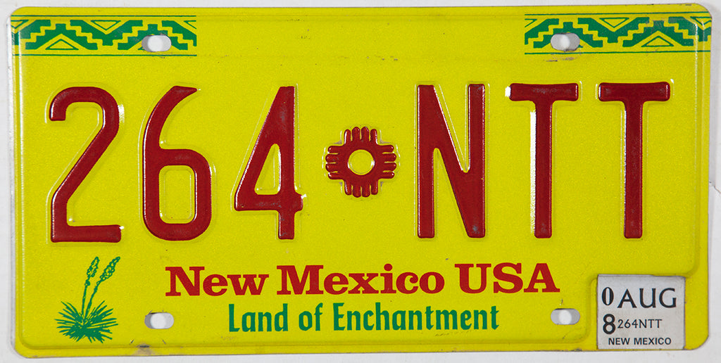 2008 New Mexico License Plate | Brandywine General Store