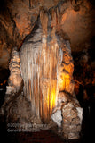 art print of Washington's Column in Luray Caverns Virginia