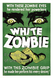 White Zombie Movie Poster starring Bela Lugosi art print