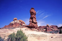 Arches National Park Strange Rock Formation Art Print