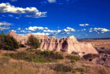 Badlands National Park Fortress Formation Art Print