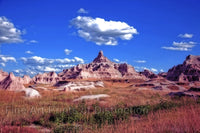 Badlands National Park A Castle Like Formation in South Dakota