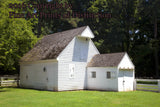 Barns on the Benjamin Powell Farm in Williamsburg VA art print