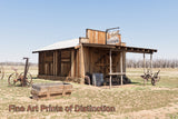 Fort Griffin Blacksmith Shop in Texas Art Print