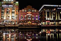 Baltimore Barnes & Noble and Hard Rock Cafe at Night Art Print