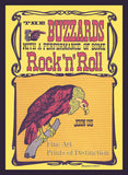 Buzzards Rock and Roll Advertising Poster art print