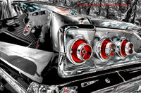 A premium print of Chevy Impala SS Chrome Tail Lights