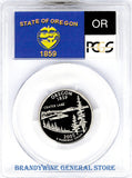 2005-S Oregon Statehood Quarter PCGS Proof 70 Deep Cameo