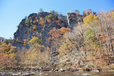 Eagle Rocks & South Branch River in the Smoke Holes Art Print