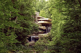 Falling Waters Kaufmann Home designed by Frank Lloyd Wright Art Print