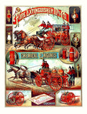 art print of Fire Extinguisher Manufacturing Company antique ad