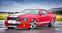 Ford Mustang Cobra Shelby GT500 Premium Car Print