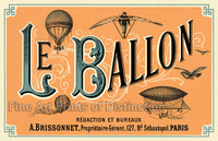 art print of Le Ballon French Advertising Poster