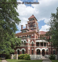 Gonzales County Courthouse Texas Art Print