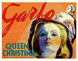 Queen Christina Movie Poster starring Greta Garbo art print