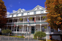 The Highland Inn with Sugar Maples in the autumn art print