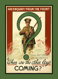 World War I Irish Poster When are the Other Boys Coming Art Print