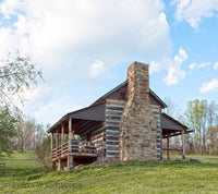 Log Cabin in the Mountains of West Virginia Art Print