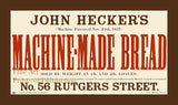 John Hecker's Machine Made Bread Advertisement art print