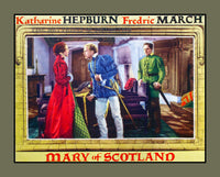 art Print of the 1936 movie poster of Mary of Scotland with Katharine Hepburn playing Mary Stuart