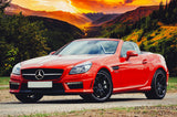 Mercedes AMG red Convertible Sport's Car Premium Print