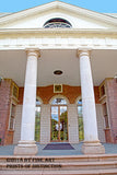 Eastern Entrance to Monticello with Thomas Jefferson's Great Clock art print