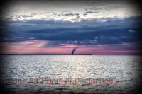 Nuclear Sunset in Lake Erie Ohio Art Print