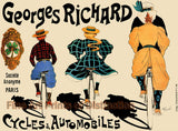 Georges Richard Cycles and Automobiles French Advertising art Print