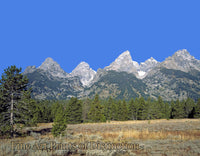 Peaked Mountains in Grand Teton National Park