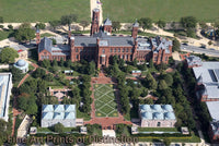 Smithsonian Castle an Aerial View in Washington DC Art Print