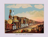 Old Crow Distillery Advertising Print of the Sour Mash Express