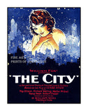 art print of The City movie poster a silent film