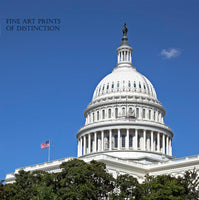 Dome of the United States Capitol Building Art Print