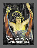 The Vampire in A Fool There Was Movie Poster art print