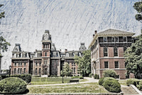 Antique Style Print of Woodburn Hall at West Virginia University